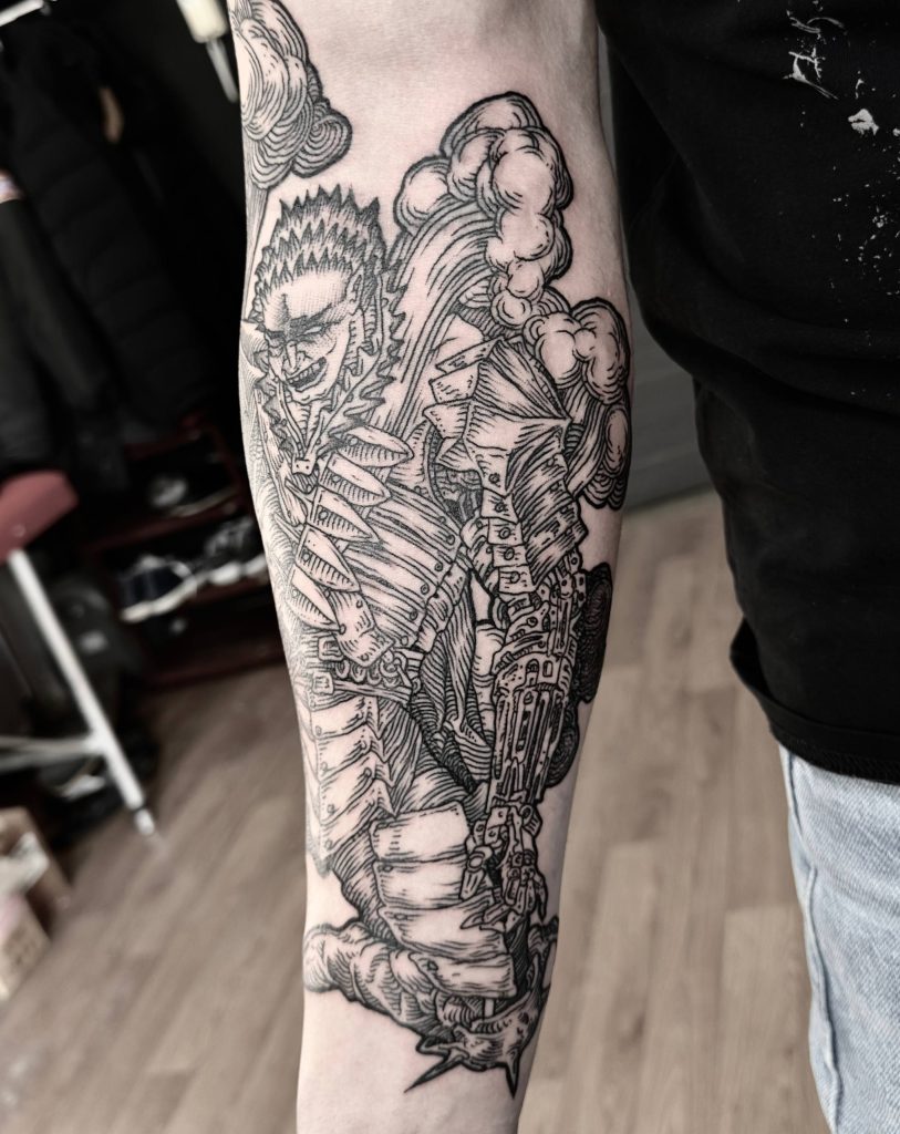 Фотография из портфолио тату-мастера Константина ЯД — Black Circle Tattoo