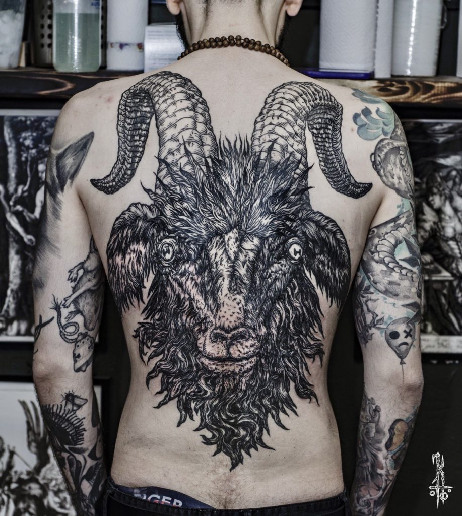 Фотография из портфолио тату-мастера Константина ЯД — Black Circle Tattoo