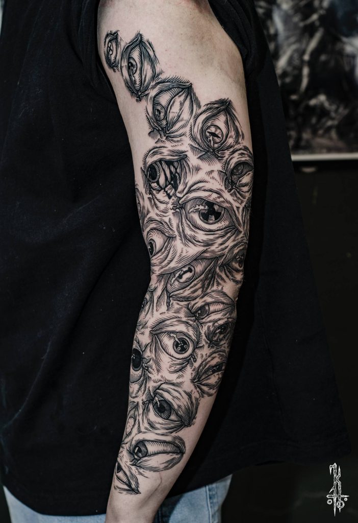 Фотография из портфолио тату-мастера Константина ЯД — Black Circle Tattoo