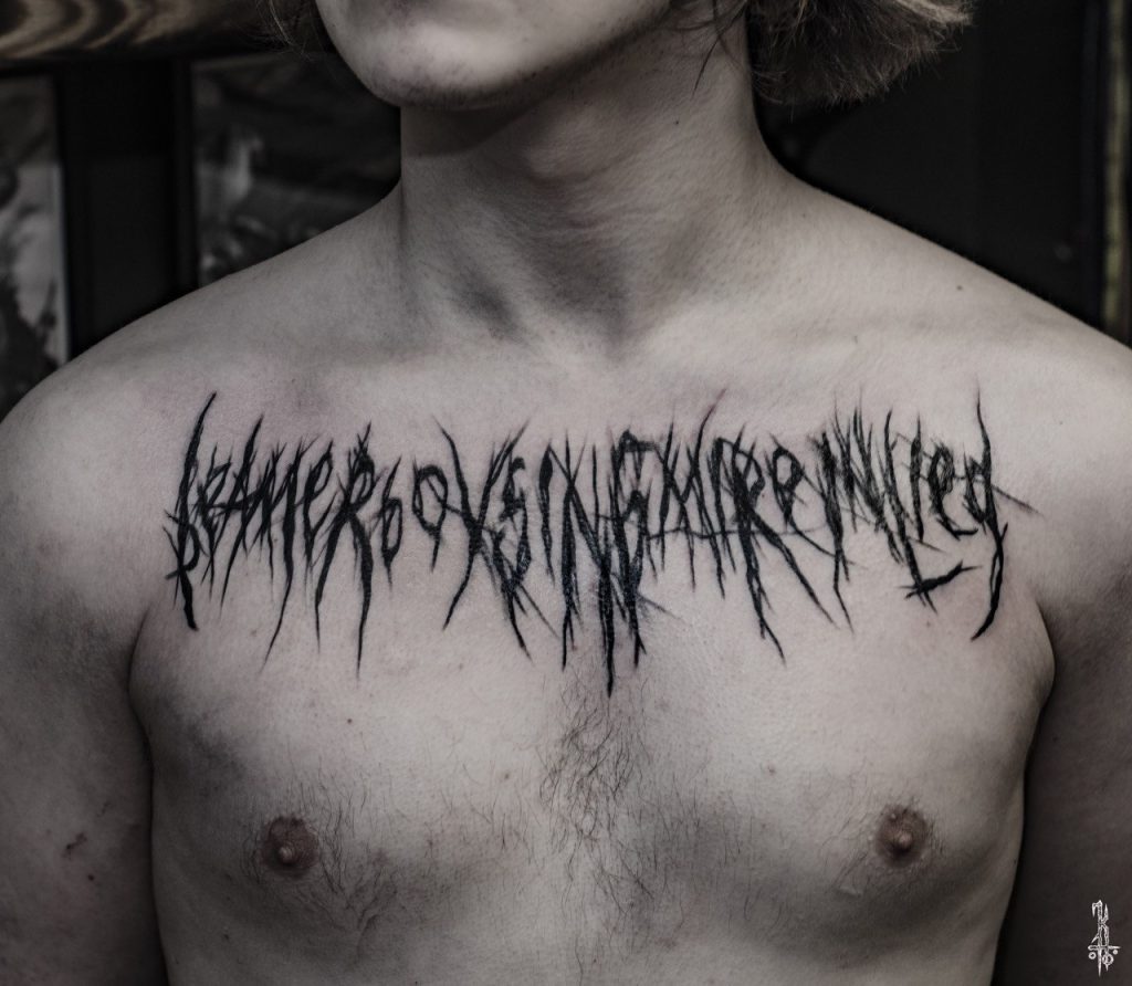 Фотография из портфолио тату-мастера Константина ЯД — Black Circle Tattoo
