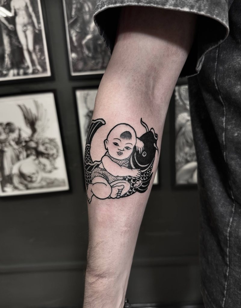 Фотография из портфолио тату-мастера Константина ЯД — Black Circle Tattoo