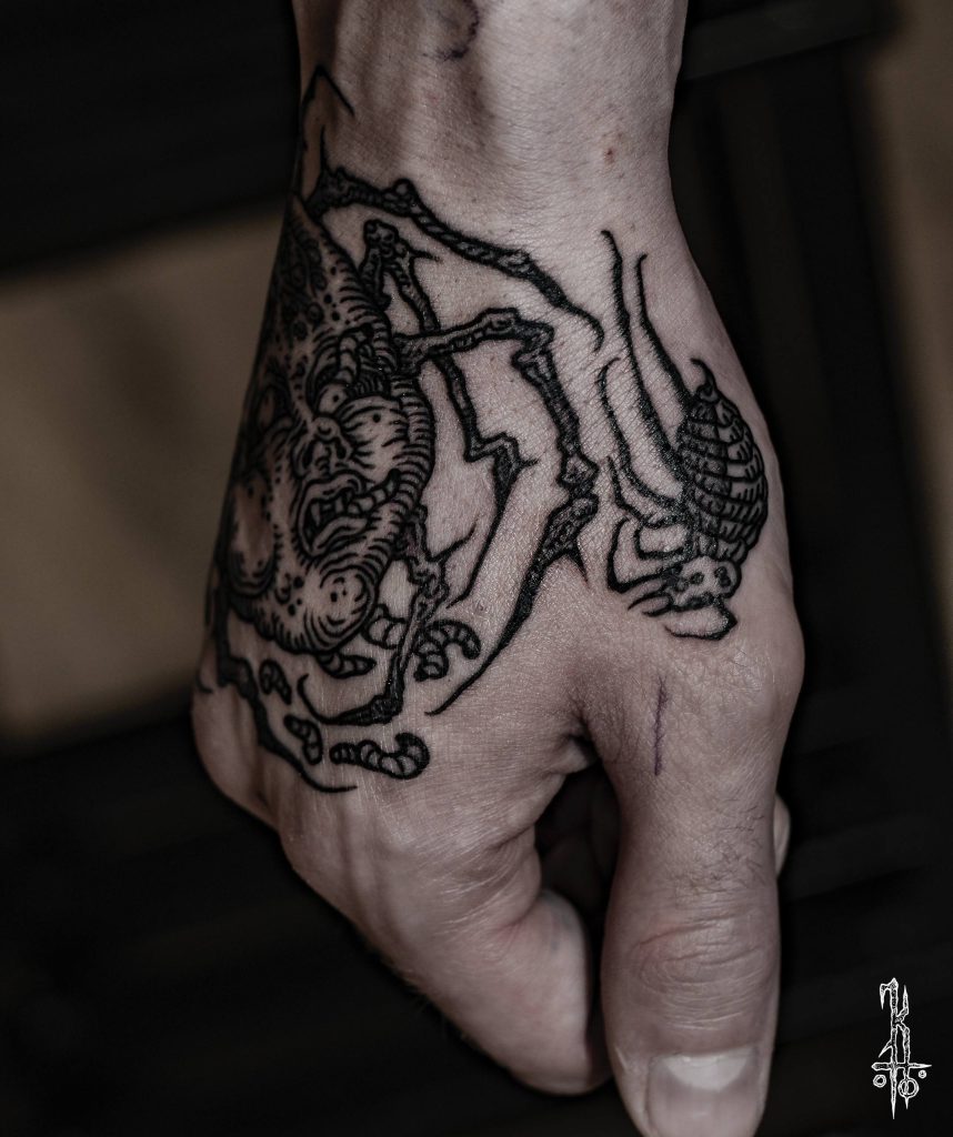 Фотография из портфолио тату-мастера Константина ЯД — Black Circle Tattoo