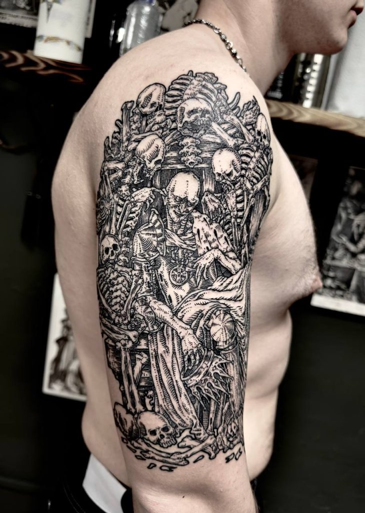 Фотография из портфолио тату-мастера Константина ЯД — Black Circle Tattoo