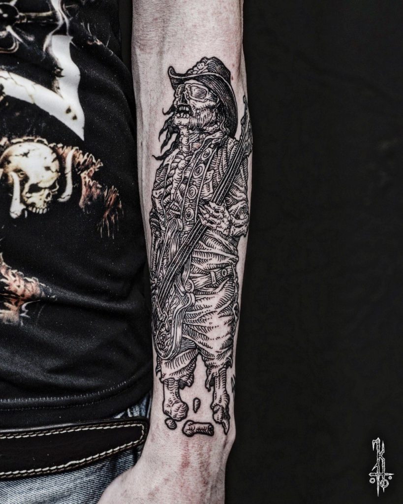 Фотография из портфолио тату-мастера Константина ЯД — Black Circle Tattoo