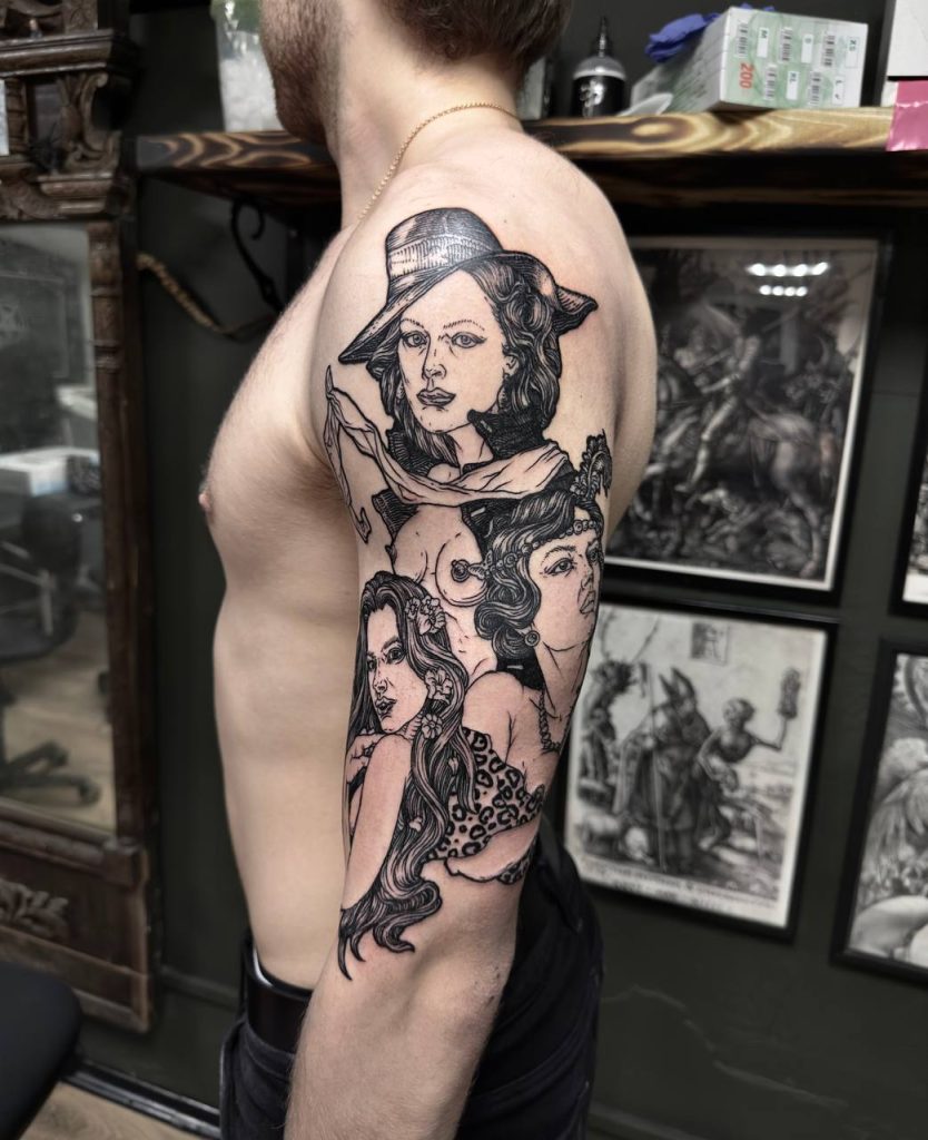 Фотография из портфолио тату-мастера Константина ЯД — Black Circle Tattoo
