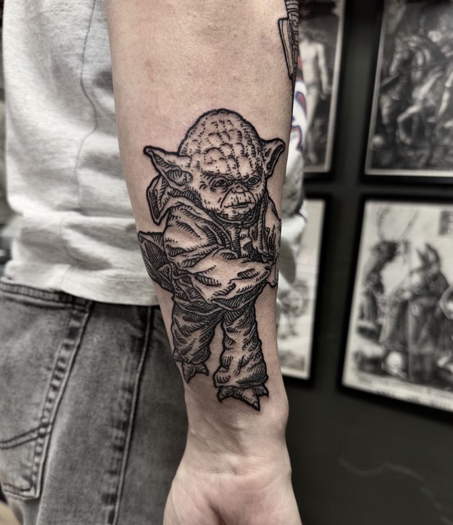 Фотография из портфолио тату-мастера Константина ЯД — Black Circle Tattoo