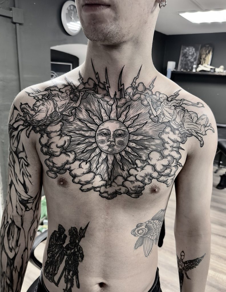 Фотография из портфолио тату-мастера Константина ЯД — Black Circle Tattoo