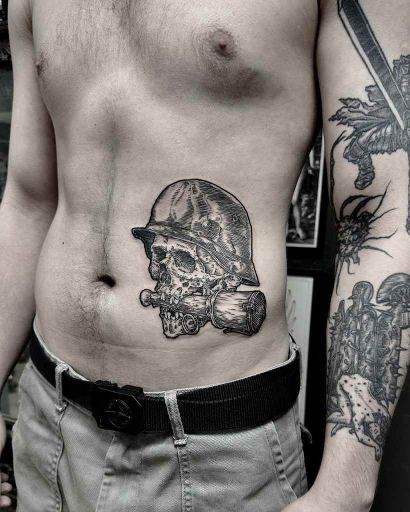 Фотография из портфолио тату-мастера Константина ЯД — Black Circle Tattoo