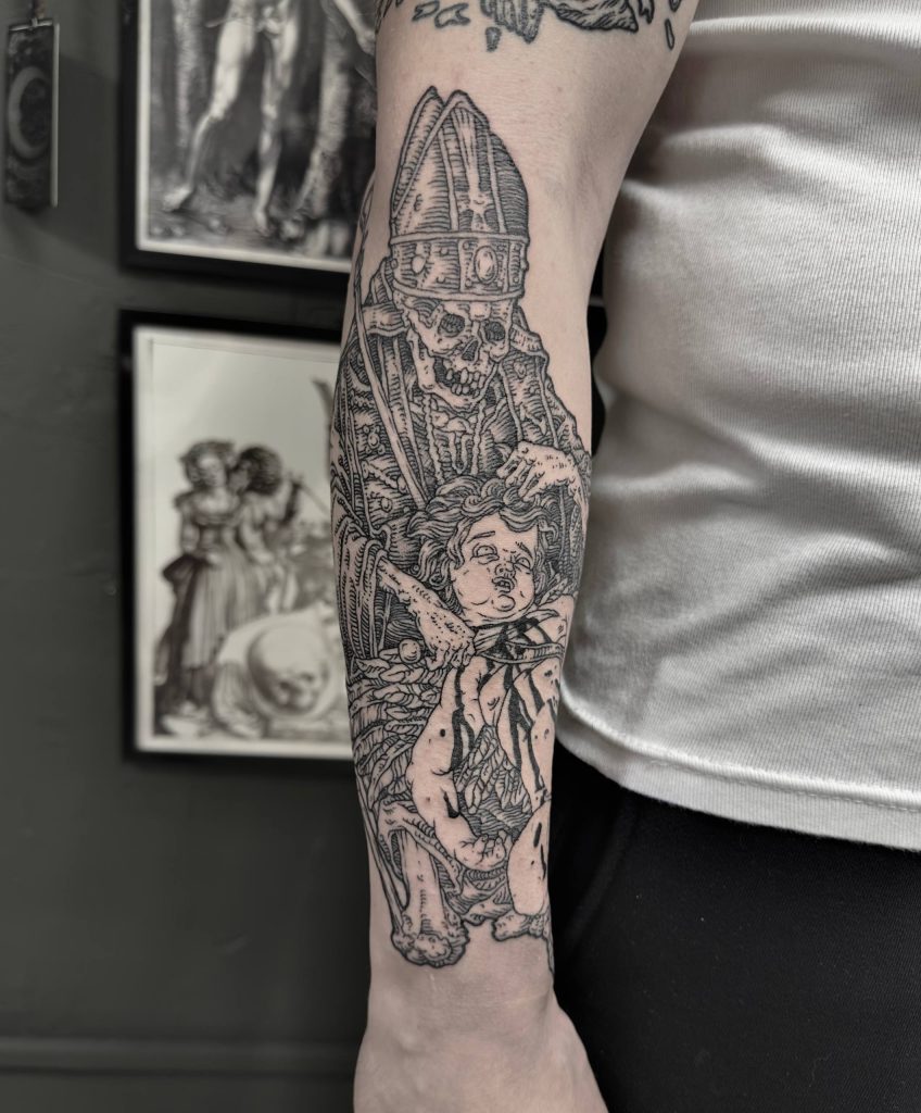 Фотография из портфолио тату-мастера Константина ЯД — Black Circle Tattoo