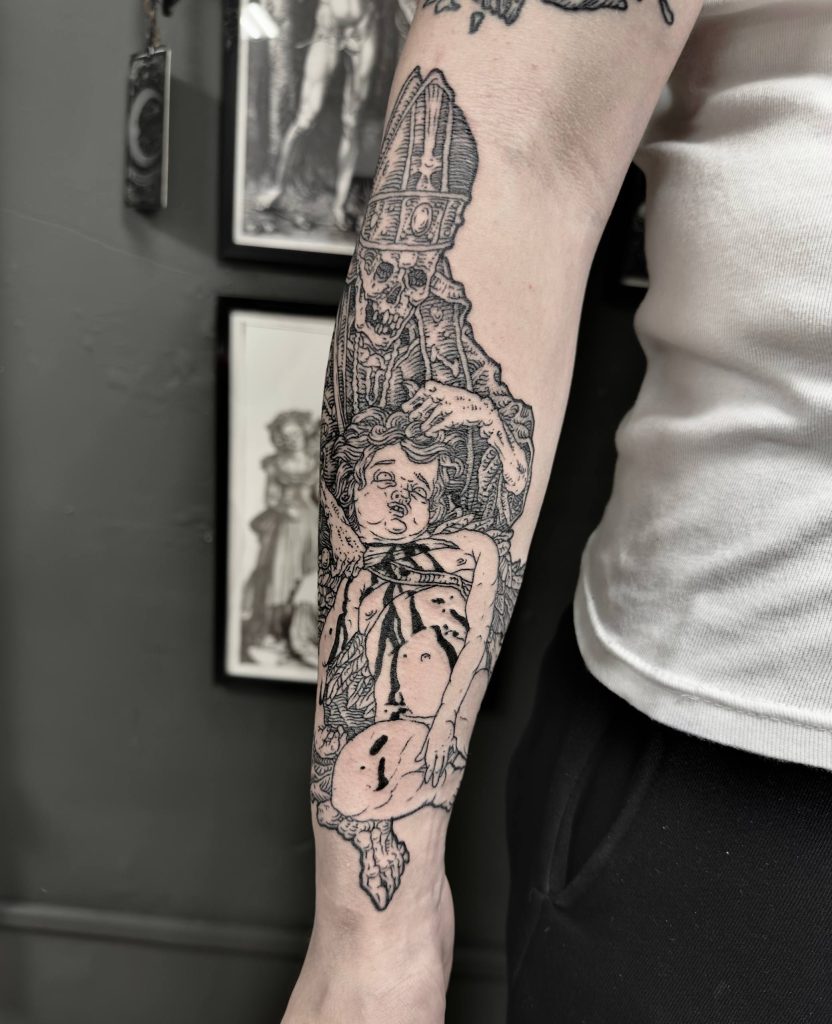 Фотография из портфолио тату-мастера Константина ЯД — Black Circle Tattoo