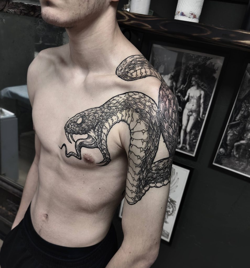Фотография из портфолио тату-мастера Константина ЯД — Black Circle Tattoo