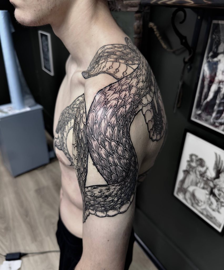 Фотография из портфолио тату-мастера Константина ЯД — Black Circle Tattoo