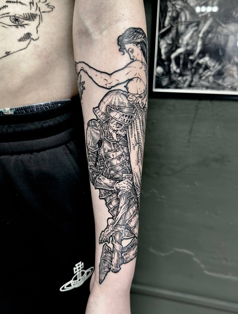 Фотография из портфолио тату-мастера Константина ЯД — Black Circle Tattoo