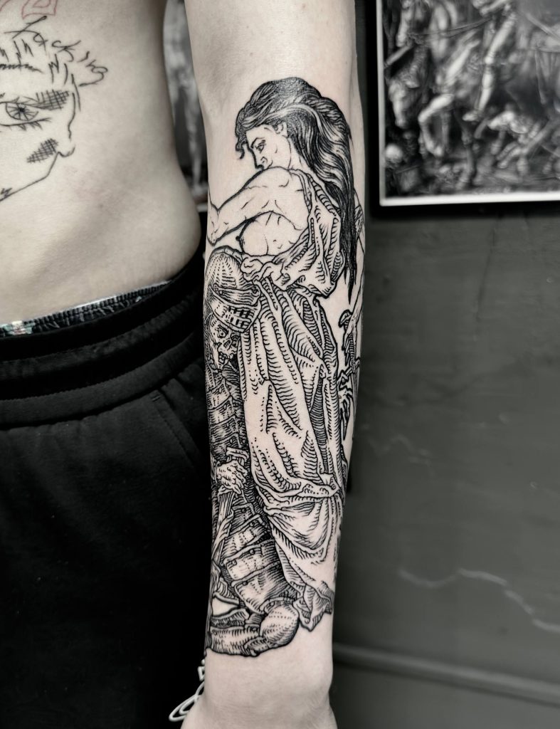 Фотография из портфолио тату-мастера Константина ЯД — Black Circle Tattoo