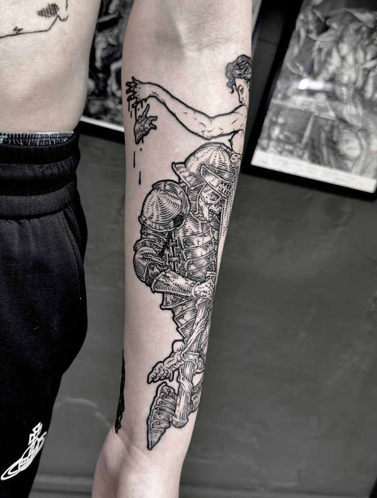Фотография из портфолио тату-мастера Константина ЯД — Black Circle Tattoo