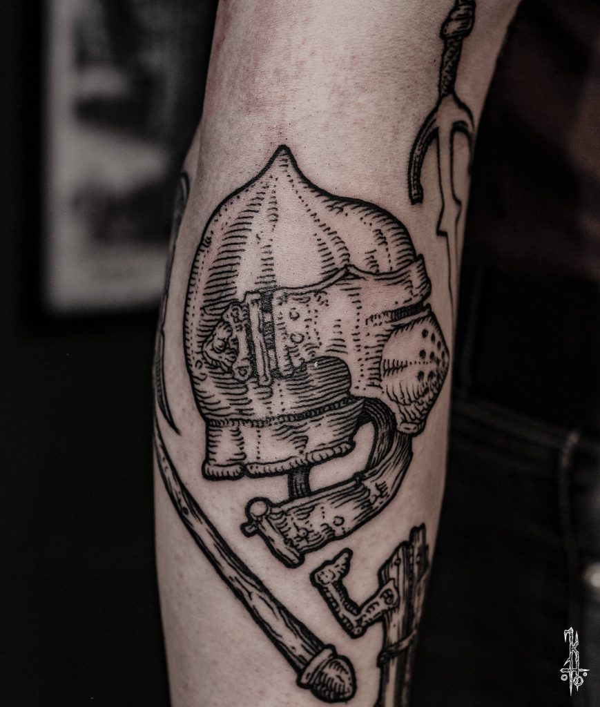 Фотография из портфолио тату-мастера Константина ЯД — Black Circle Tattoo