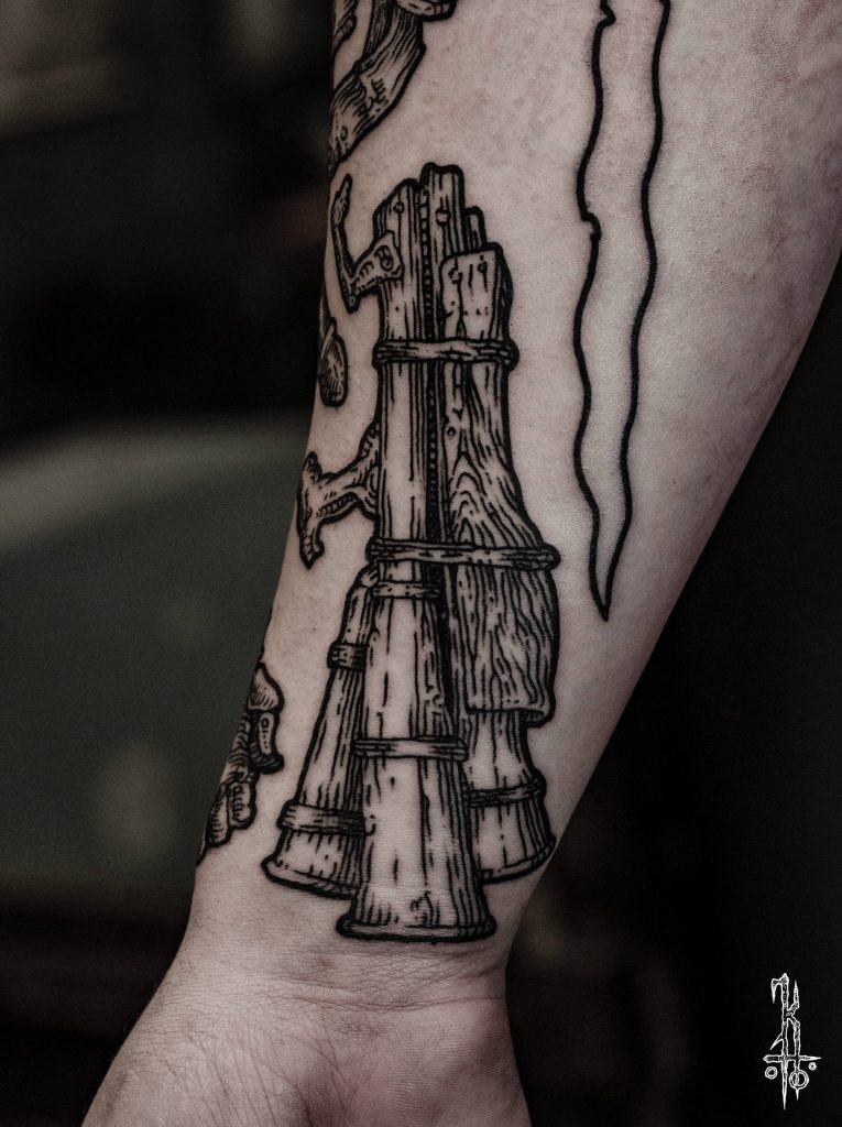 Фотография из портфолио тату-мастера Константина ЯД — Black Circle Tattoo