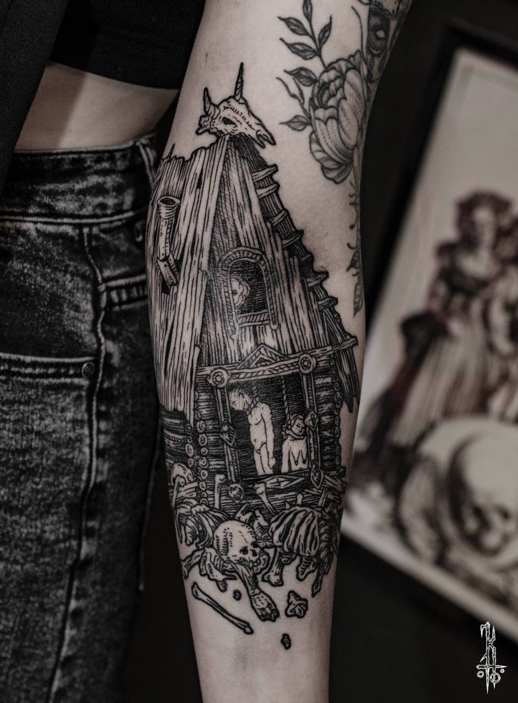 Фотография из портфолио тату-мастера Константина ЯД — Black Circle Tattoo