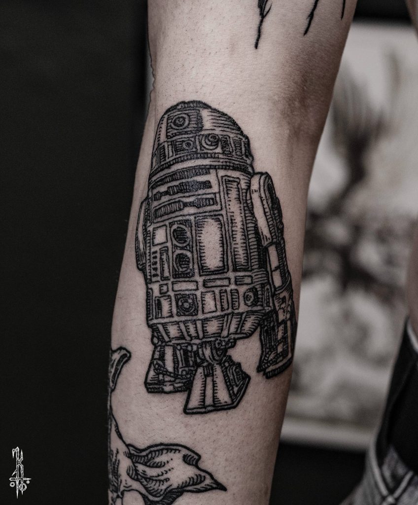 Фотография из портфолио тату-мастера Константина ЯД — Black Circle Tattoo