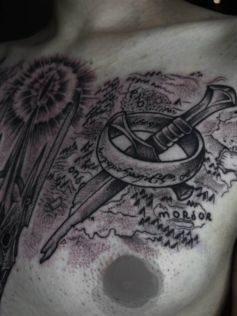 Фотография из портфолио тату-мастера Максима Тромба — Black Circle Tattoo