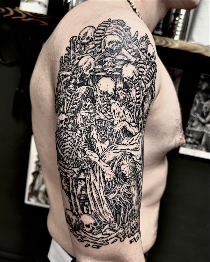 Фотография из портфолио тату-мастера Константина ЯД — Black Circle Tattoo