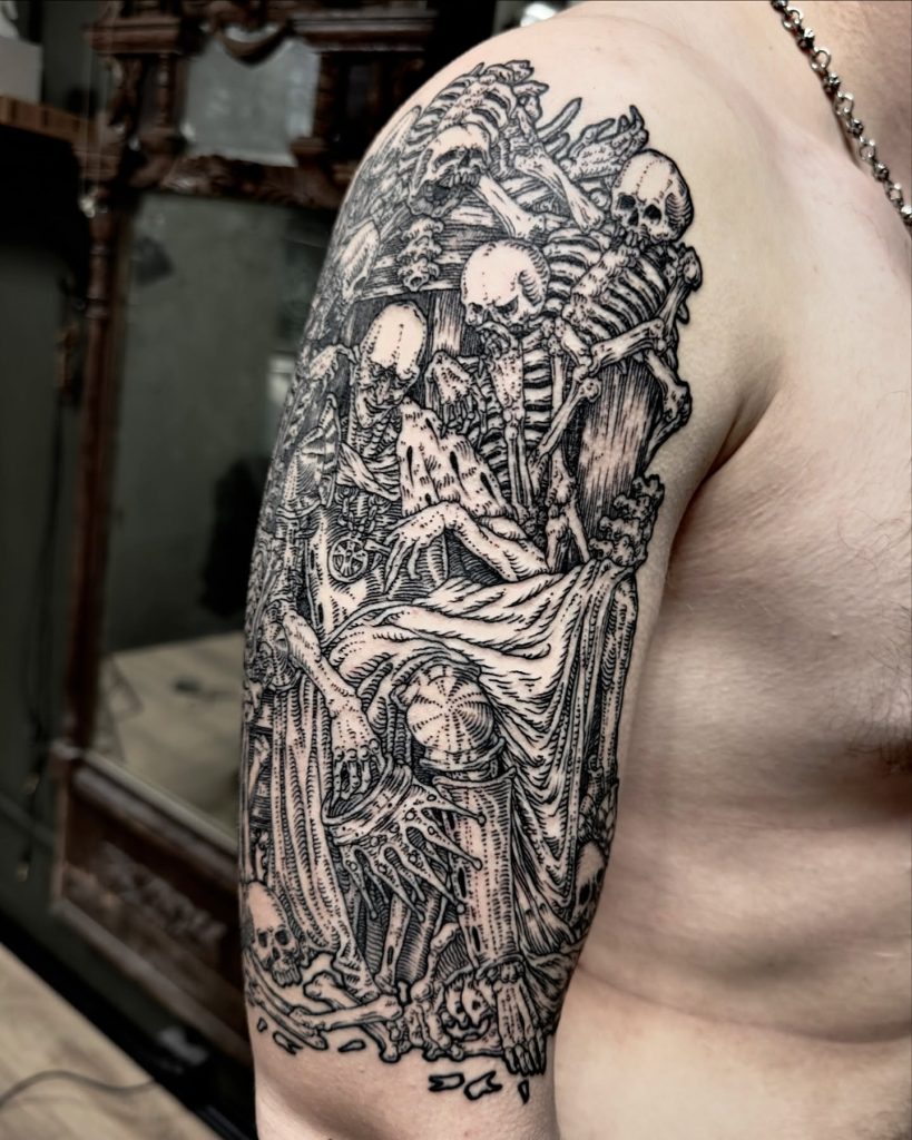 Фотография из портфолио тату-мастера Константина ЯД — Black Circle Tattoo