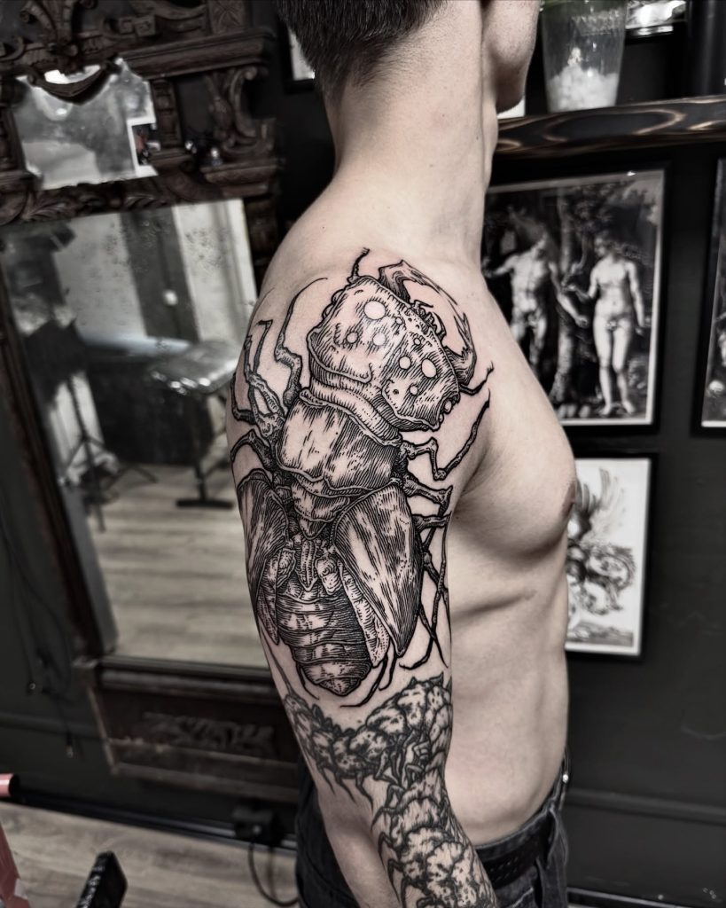 Фотография из портфолио тату-мастера Константина ЯД — Black Circle Tattoo