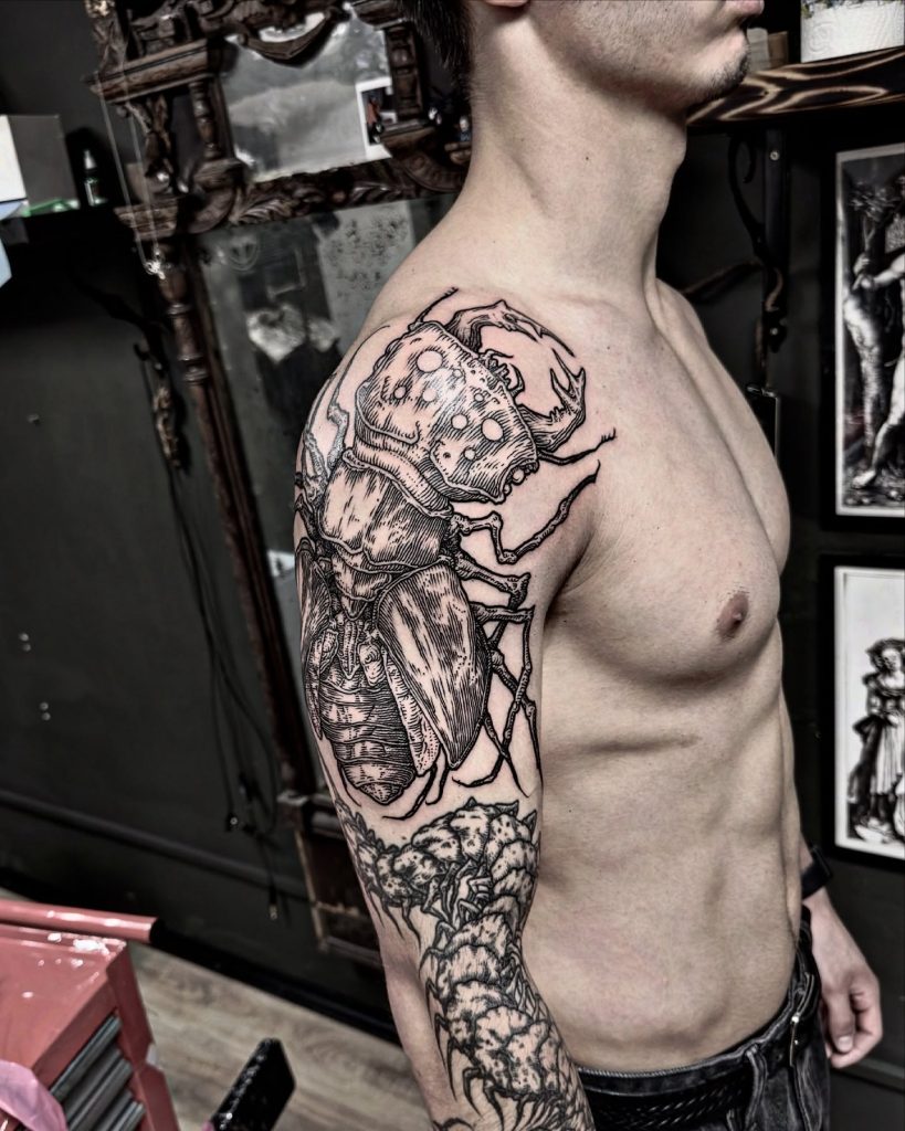 Фотография из портфолио тату-мастера Константина ЯД — Black Circle Tattoo