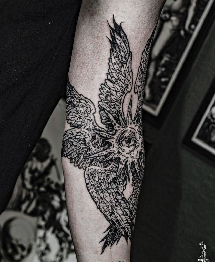 Фотография из портфолио тату-мастера Константина ЯД — Black Circle Tattoo