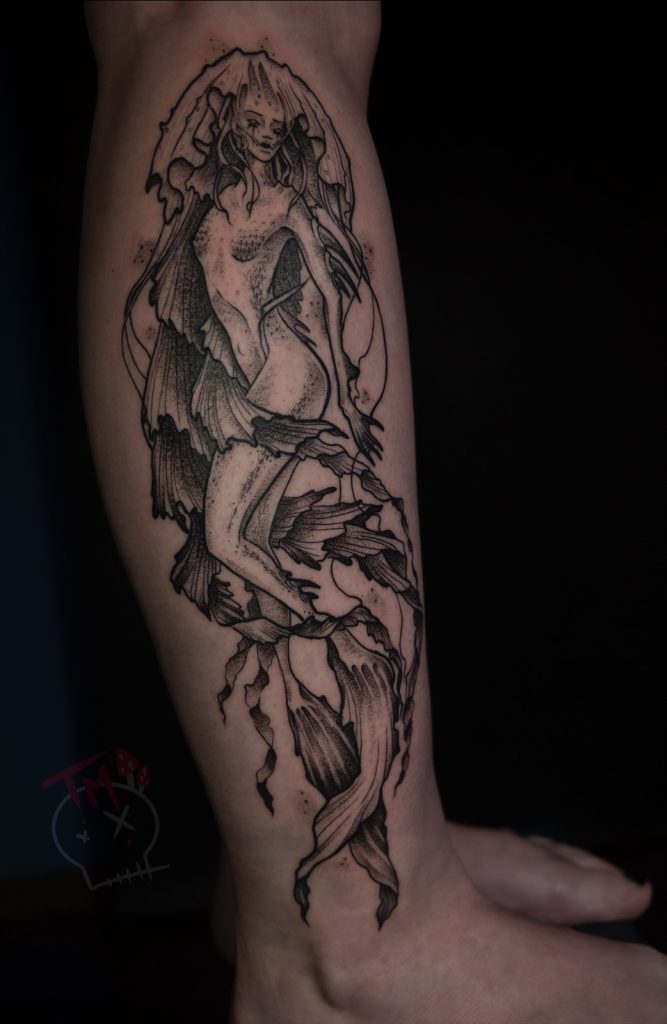 Фотография из портфолио тату-мастера Таты Масленцевой — Black Circle Tattoo