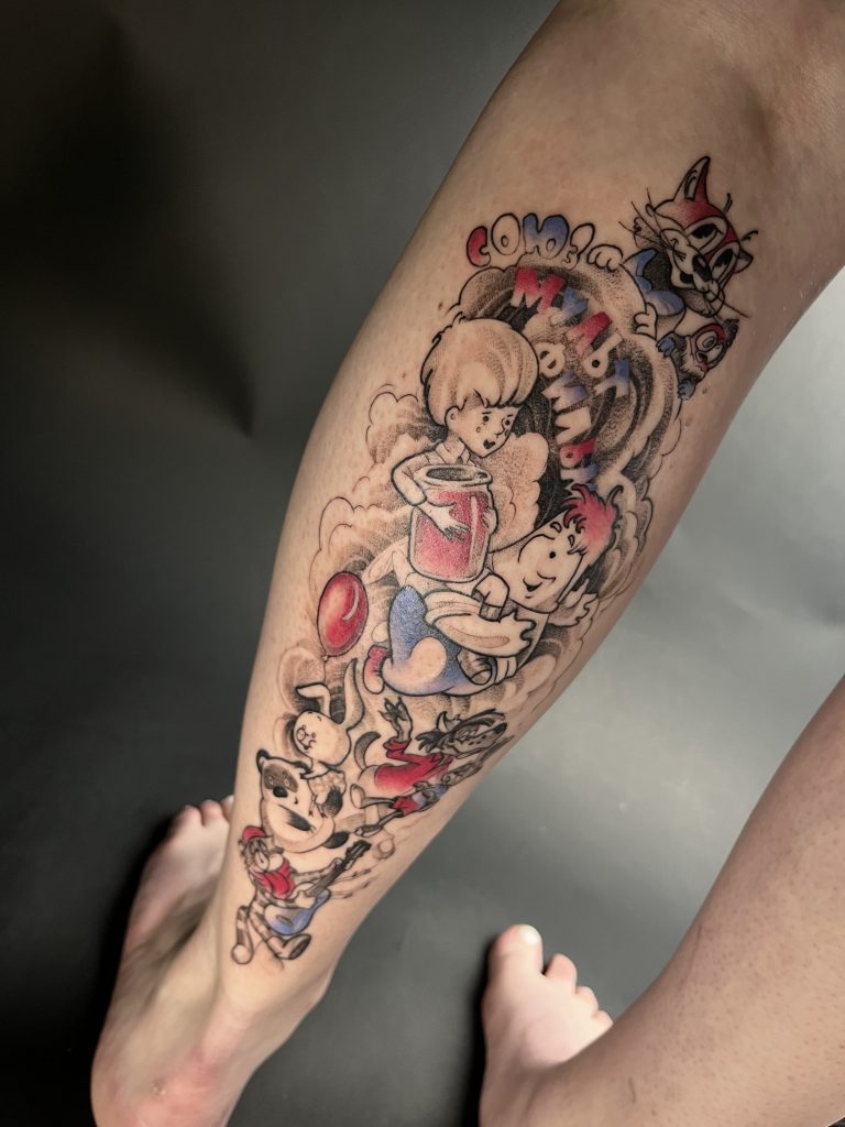 Фотография из портфолио тату-мастера Таты Масленцевой — Black Circle Tattoo