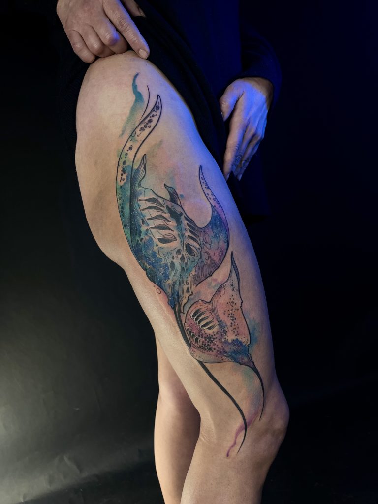 Фотография из портфолио тату-мастера Таты Масленцевой — Black Circle Tattoo