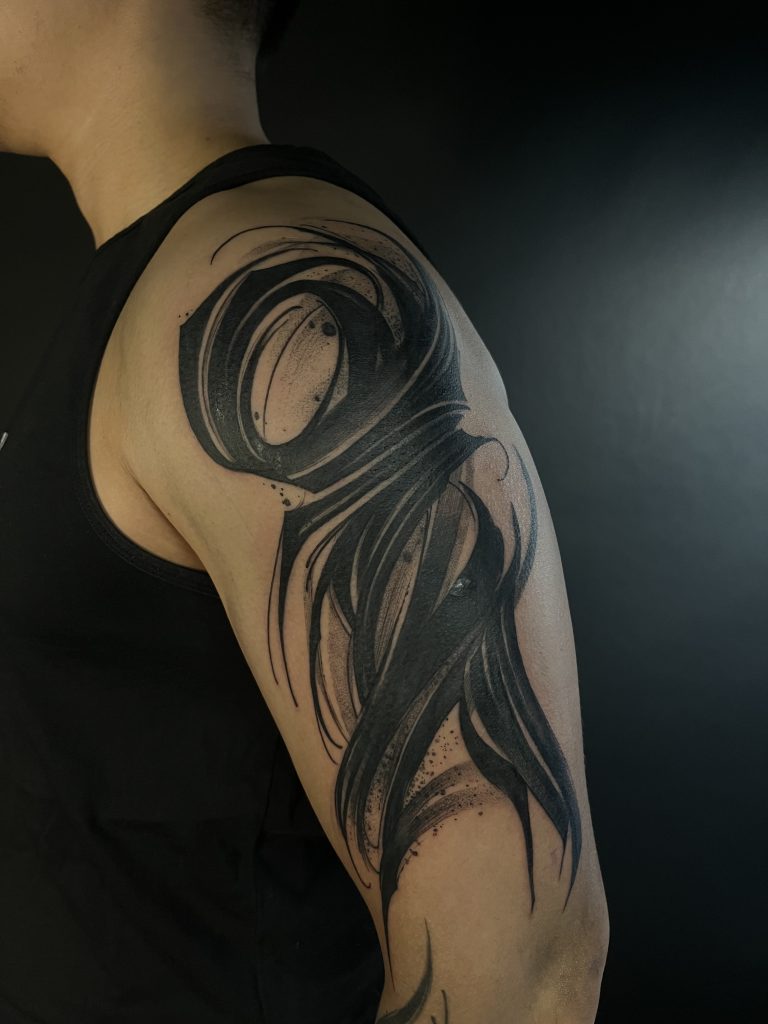 Фотография из портфолио тату-мастера Таты Масленцевой — Black Circle Tattoo