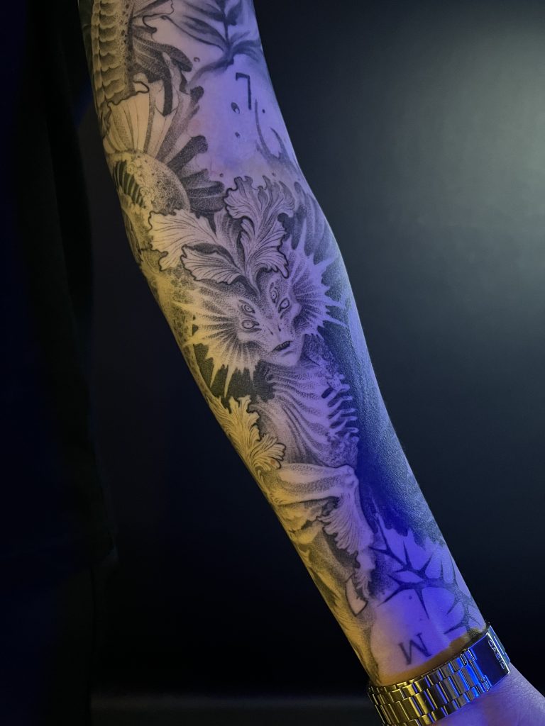 Фотография из портфолио тату-мастера Таты Масленцевой — Black Circle Tattoo
