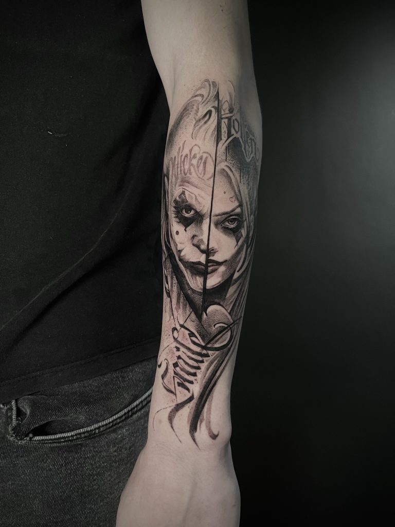 Фотография из портфолио тату-мастера Таты Масленцевой — Black Circle Tattoo