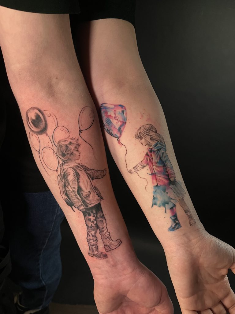 Фотография из портфолио тату-мастера Таты Масленцевой — Black Circle Tattoo