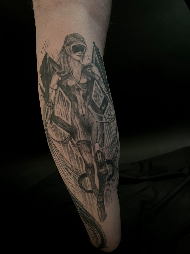 Фотография из портфолио тату-мастера Таты Масленцевой — Black Circle Tattoo