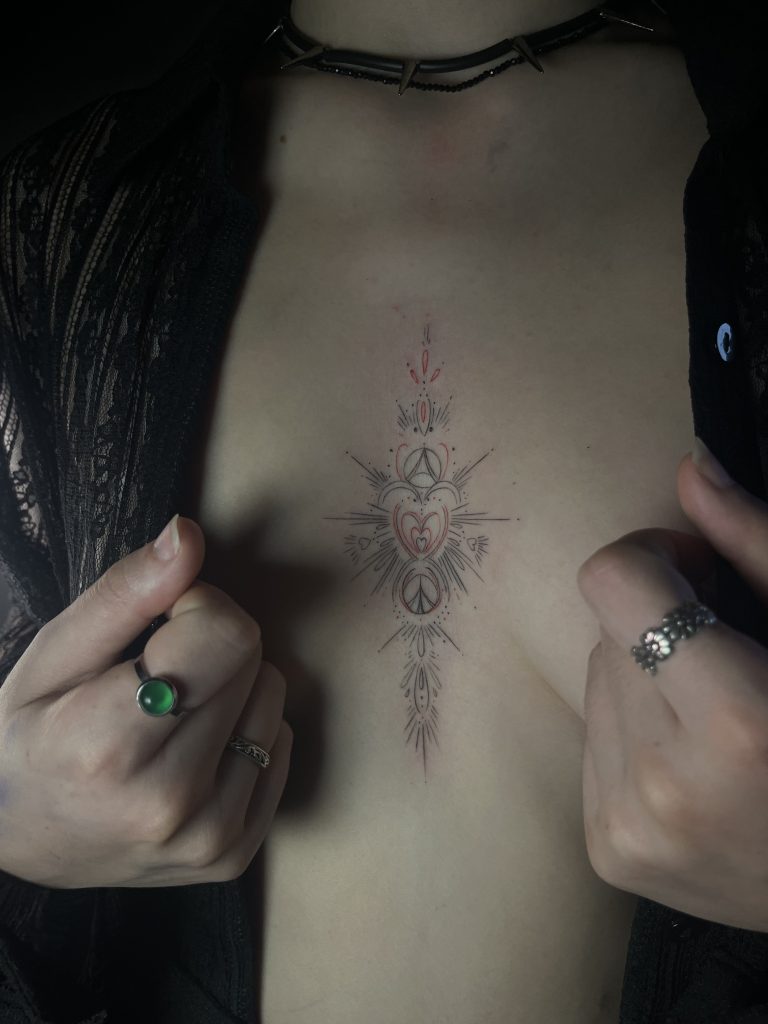Фотография из портфолио тату-мастера Таты Масленцевой — Black Circle Tattoo