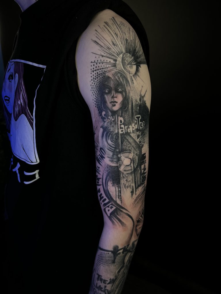 Фотография из портфолио тату-мастера Таты Масленцевой — Black Circle Tattoo
