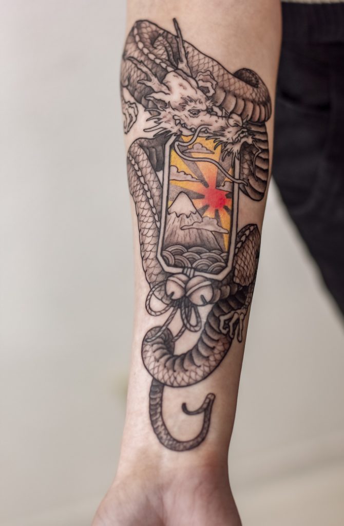 Фотография из портфолио тату-мастера Евгения Ярускина — Black Circle Tattoo