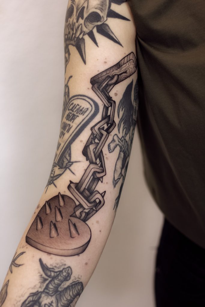 Фотография из портфолио тату-мастера Евгения Ярускина — Black Circle Tattoo