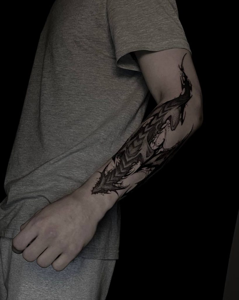 Фотография из портфолио тату-мастера Вани Смирнова — Black Circle Tattoo